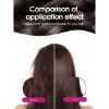 Ceramic Hair Straightener Brush, Hot Comb, Fast Heating & 5 Level Temperature Adjustable, Suitable for Hairless Silky Hair, Anti Scalding and Automatic Shedding, Safe and Easy to Use