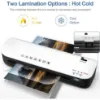Laminator, A4 Laminator Machine, 4 in 1 Thermal Laminator for Home Office School Use, 9 inches Max Width, Quick Warm-Up, Paper Trimmer, Corner Rounder