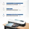 Laminator, A4 Laminator Machine, 4 in 1 Thermal Laminator for Home Office School Use, 9 inches Max Width, Quick Warm-Up, Paper Trimmer, Corner Rounder