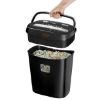 Picture of 12-Sheet Cross Cut Paper Shredder, Home Office Heavy Duty Shredder for Paper, Credit Card, Mails, Staples, with Transparent Window