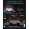 Picture of Dash Cam, 3 Channel Dash Cam, 4K+1080P Dash Cam Front and Inside, Triple Dash Cam,Car Night vision Dash Camera with 32GB Card, HDR, G-Sensor, 24Hr Parking, Front Rear Dash Cam Loop Recording