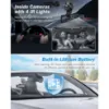 Picture of 3 Channel Dash Cam, 4K/2.5K+1440P Dash Cam Front and Rear Inside, Dash Camera for Cars, Triple Car Camera with 32GB Card, G-Sensor, 24Hr Parking, Loop Recording, IR Night Vision, Blue