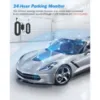 Picture of 3 Channel Dash Cam, 4K/2.5K+1440P Dash Cam Front and Rear Inside, Dash Camera for Cars, Triple Car Camera with 32GB Card, G-Sensor, 24Hr Parking, Loop Recording, IR Night Vision, Blue