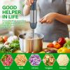 Picture of Immersion Blender Handheld 1100W 3 in 1 Corded Stick Hand Blenders for Kitchen with Trigger Speed Control, with Whisk, Milk Frother Attachemnts, Perfect Emulsifier for Soup, Smoothie, Puree