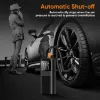 Picture of Tire Inflator Portable Air Compressor - 150PSI & 10000mAh Cordless Air Pump with Digital Tire Pressure Gauge, Accurate Dual LCD Display & LED Light, Portable Air Pump for Car/Motorcycle/E-Bike/Ball