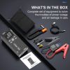 Picture of TRAKAR Car Battery Charger Jump Starter with Air Compressor, 5000A 150PSI (9.0 Gas/8.0L Diesel), 14.8V Jump Box Car Battery Jumper Starter Portable with Jumper Cables, LCD Display, Lights