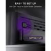Picture of KIDSNADO 2025 WiFi Extender-Wireless Signal Repeater Booster,Dual Band 2.4GHz & 5GHz Wireless Repeate,Dual-band Speeds Up To 1200Mbps Wall-Through Strong WiFi Booster,Covers Up to 9800 Sq.ft （black）