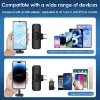 Picture of Wireless Lavalier Microphone for iPhone iPad and Android Phone, Lapel Mic Plug and Play Wireless Mic Noise Reduction Mini Microphone for Video Recording Interview Podcast Vlog YouTube Tiktok