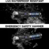 Picture of Flashlight LED Rechargeable Flashlights， 200000 High Lumens with 5000mAh ,5 Modes LED Flashlight Adjustable,High Powered Flash Lights Waterproof Handheld Flashlights for Home Camping Hiking