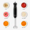 Picture of Boyun Daj Hand Blender, Immersion Blender with 2 Mixing Speed, Electric Handheld Mixer Portable Stick Mixer with Stainless Steel Blades for Soup, Smoothie, Puree, Baby Food-Black