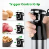 Picture of Boyun Daj Immersion Blender Handheld Corded Hand Blenders Set 1100W,Trigger Variable Speed 5 in 1 Stick Emulsifier with Chopper,Whisk and Frother for Kitchen