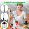 Picture of Boyun Daj Immersion Blender Handheld Corded Hand Blenders Set 1100W,Trigger Variable Speed 5 in 1 Stick Emulsifier with Chopper,Whisk and Frother for Kitchen