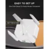 Picture of 2025 WiFi Extender-Wireless Signal Repeater Booster,Covers Up to 10000 Sq.ft - 1200Mbps Wall-Through Strong WiFi Booster,WiFi Amplifier,WiFi Extenders Signal,Dual Band 2.4GHz & 5GHz Wireless Repeate